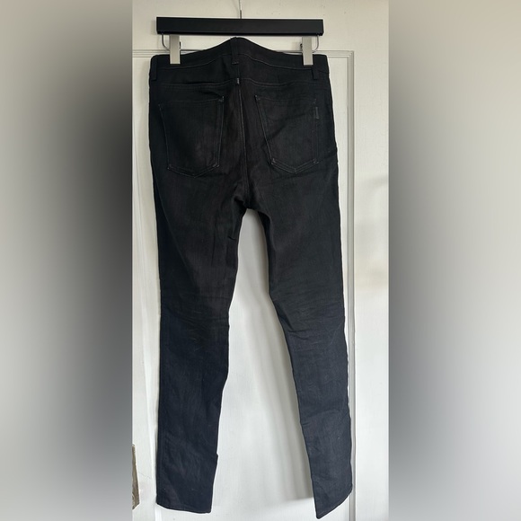 Saint Laurent DO5 women skinny mid rise jeans black sz:32 made in Italy - Picture 2 of 10